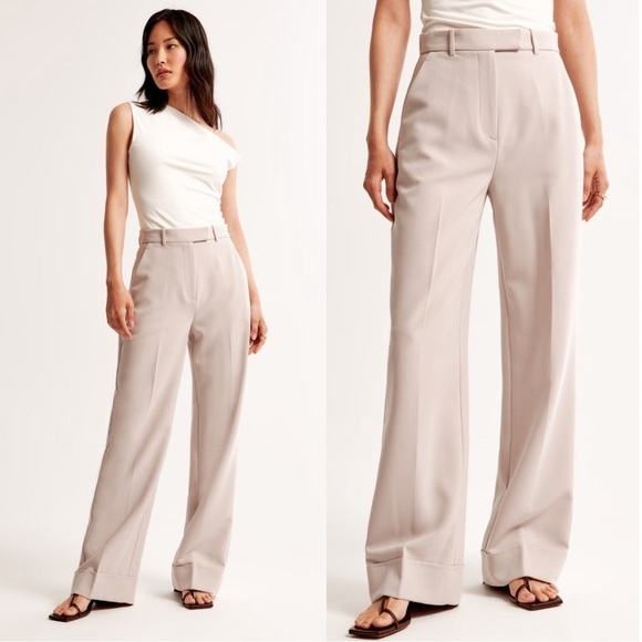 Abercrombie & Fitch Pants - ABERCROMBIE ULTRA HIGH RISE WIDE PANTS SIZE 6/28